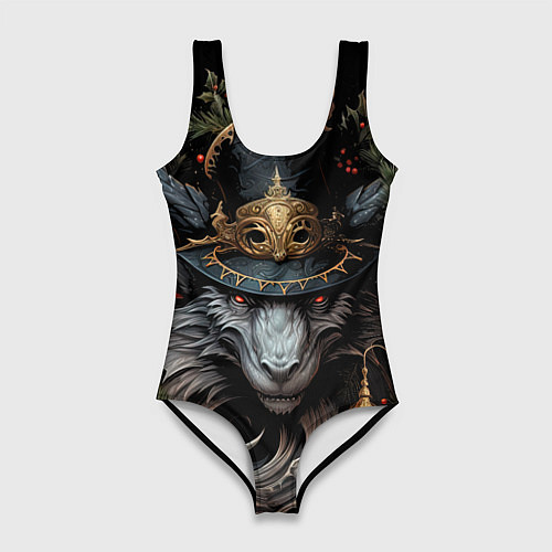 Женский купальник-боди Зимний властелин / 3D-принт – фото 1