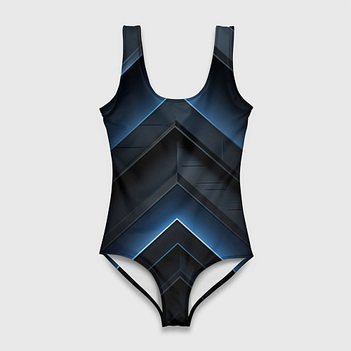 Женский купальник-боди Синий мир абстракции / 3D-принт – фото 1