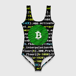 Женский купальник-боди Bitcoin сатоши