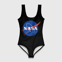 Женский купальник-боди NASA logo space