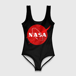 Женский купальник-боди NASA redlogo space usa