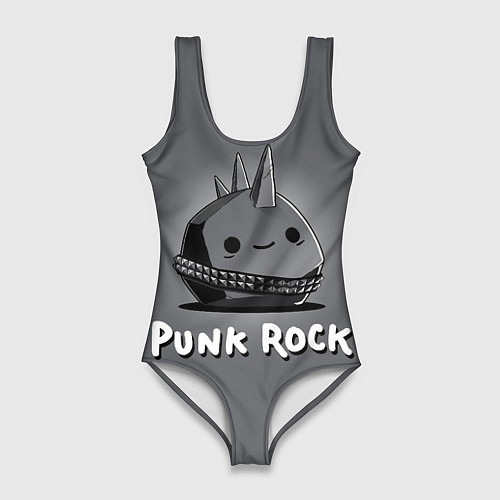 Женский купальник-боди Камень панк / 3D-принт – фото 1