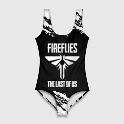 Купальник-боди 3D женский The last of us краски, цвет: 3D-принт