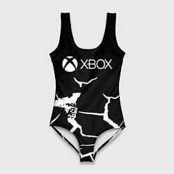 Женский купальник-боди Xbox game текстура рельеф