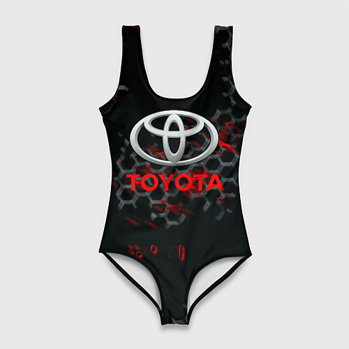 Женский купальник-боди Toyota краски броня / 3D-принт – фото 1