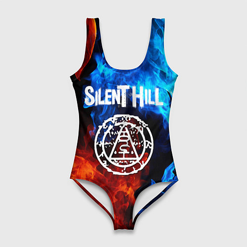 Женский купальник-боди Silent hill огненный стиль / 3D-принт – фото 1