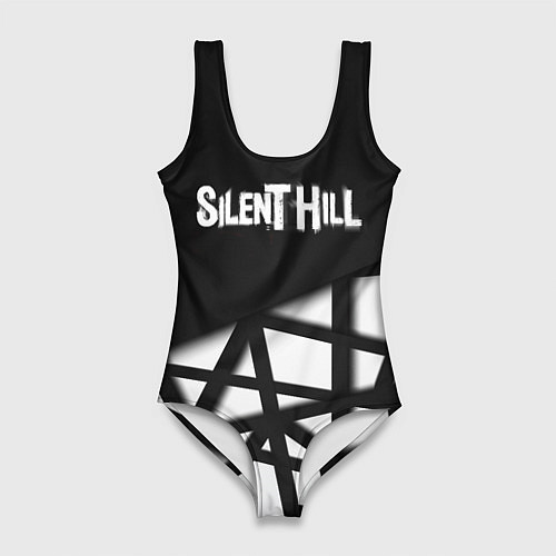 Женский купальник-боди Silent Hill геометрия / 3D-принт – фото 1