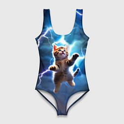 Женский купальник-боди Гром кот и молния