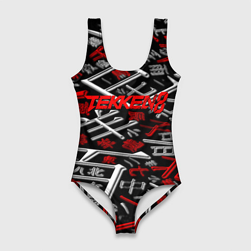 Женский купальник-боди Tekken steel japan / 3D-принт – фото 1