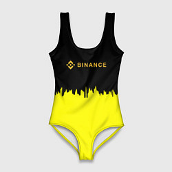 Женский купальник-боди Binance биржа краски