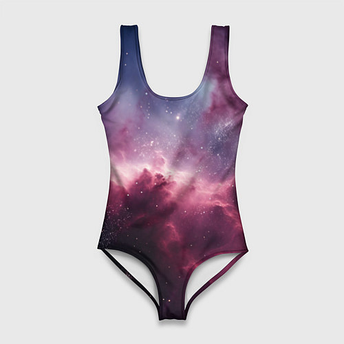 Женский купальник-боди Абстрактный космос фантастика / 3D-принт – фото 1