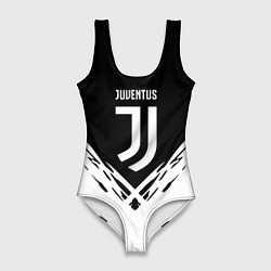 Женский купальник-боди Juventus sport geometry fc club