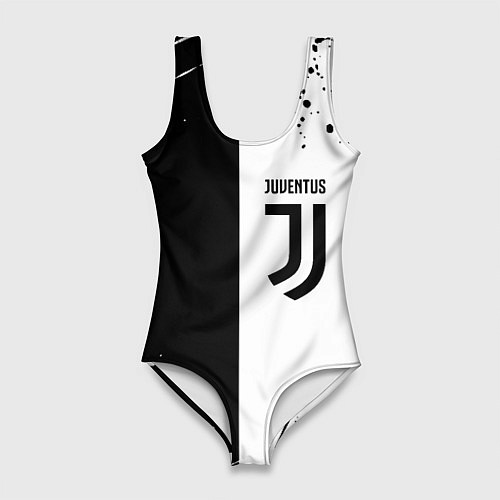 Женский купальник-боди Juventus краски текстура спорт / 3D-принт – фото 1