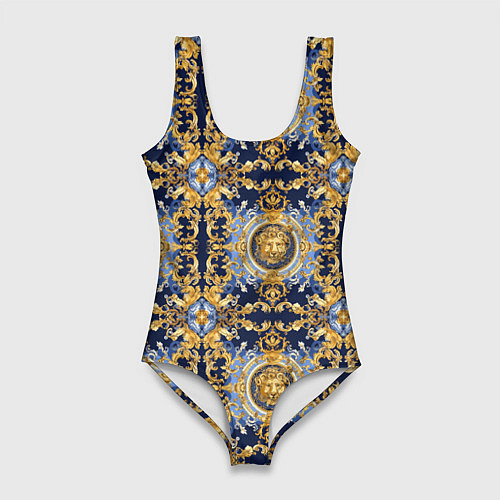 Женский купальник-боди Роскошь и стиль / 3D-принт – фото 1