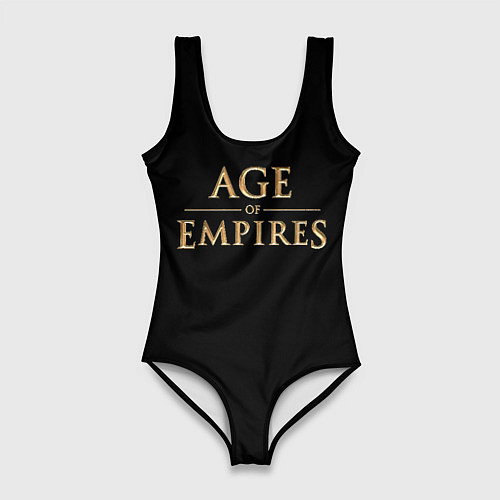 Женский купальник-боди Age of Empires logo / 3D-принт – фото 1