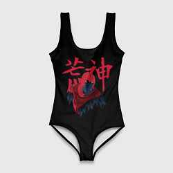 Купальник-боди 3D женский Aragami logo ninja, цвет: 3D-принт