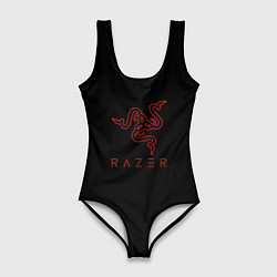Женский купальник-боди Razer red logo