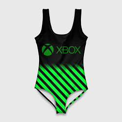 Женский купальник-боди Xbox line green