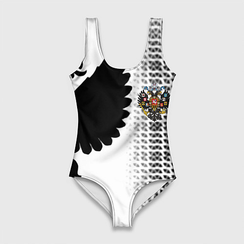 Женский купальник-боди Россия имперский герб / 3D-принт – фото 1
