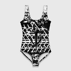 Женский купальник-боди Doom знак шины