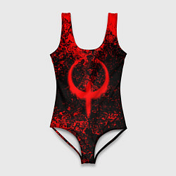 Женский купальник-боди Quake кровь