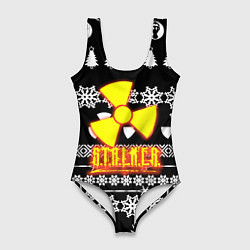 Женский купальник-боди Stalker fire pattern