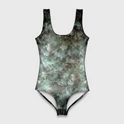 Купальник-боди 3D женский Лесной принт, цвет: 3D-принт