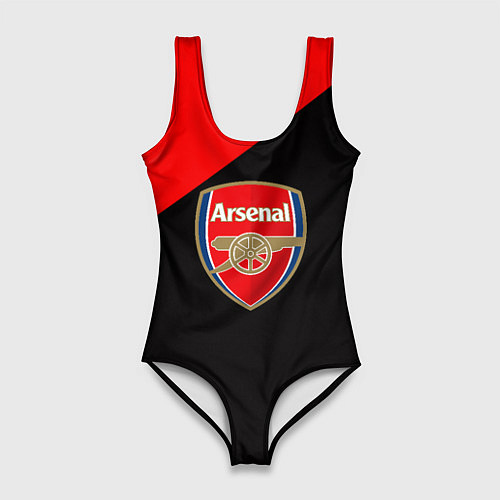 Женский купальник-боди Арсенал фк геометрия / 3D-принт – фото 1