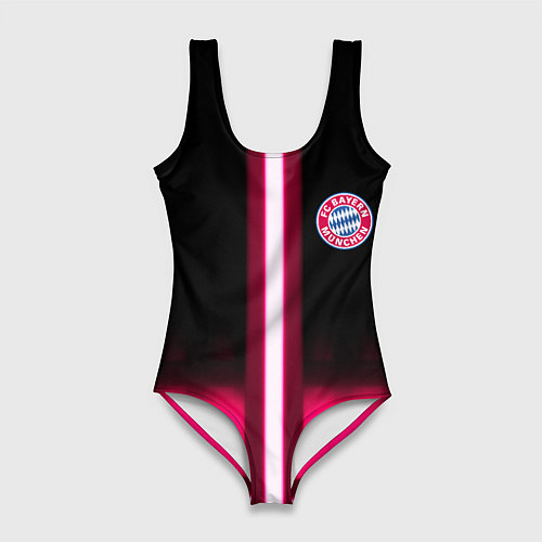 Женский купальник-боди Бавария Мюнхен текстура / 3D-принт – фото 1