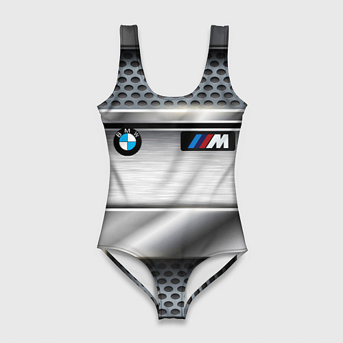 Женский купальник-боди BMW metal texture / 3D-принт – фото 1