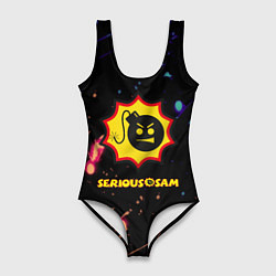 Женский купальник-боди Serious Sam краски текстура