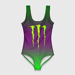 Женский купальник-боди Monster energy gradient