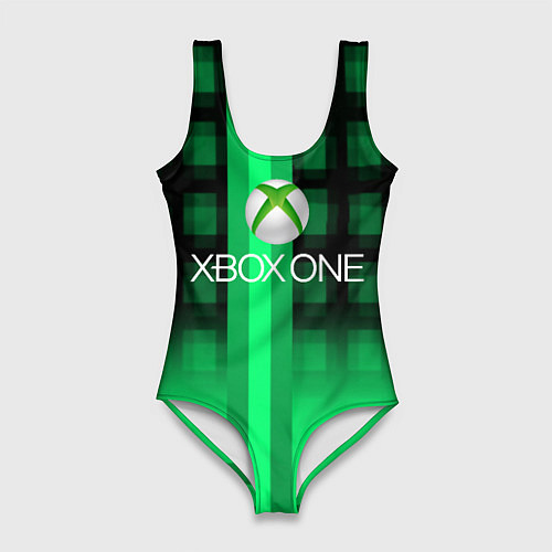 Женский купальник-боди Xbox game studio geometry / 3D-принт – фото 1