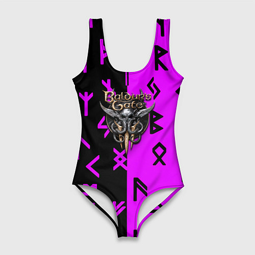 Женский купальник-боди Baldurs Gate game / 3D-принт – фото 1