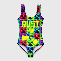 Женский купальник-боди Minecraft x rust