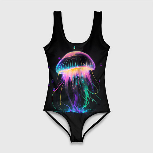 Женский купальник-боди Свет медузы / 3D-принт – фото 1