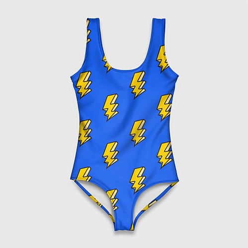 Женский купальник-боди Супер молнии / 3D-принт – фото 1