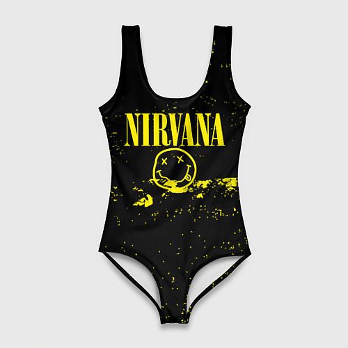 Женский купальник-боди Нирвана шум / 3D-принт – фото 1