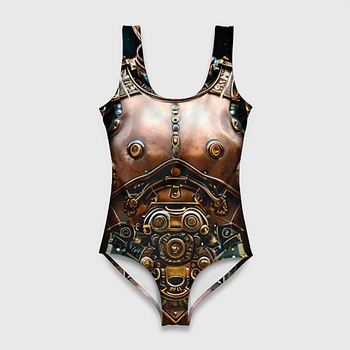 Женский купальник-боди Рыцарские доспехи фэнтези Стимпанк / 3D-принт – фото 1