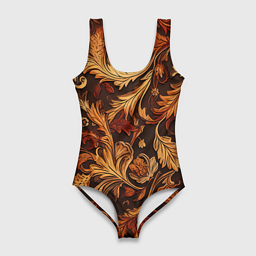 Женский купальник-боди Старый ковер текстура / 3D-принт – фото 1