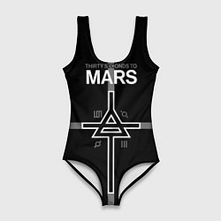 Женский купальник-боди 30 Seconds to Mars - poster