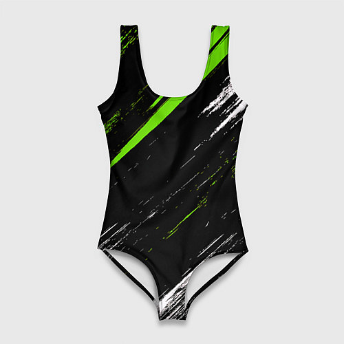 Женский купальник-боди Sports suit / 3D-принт – фото 1