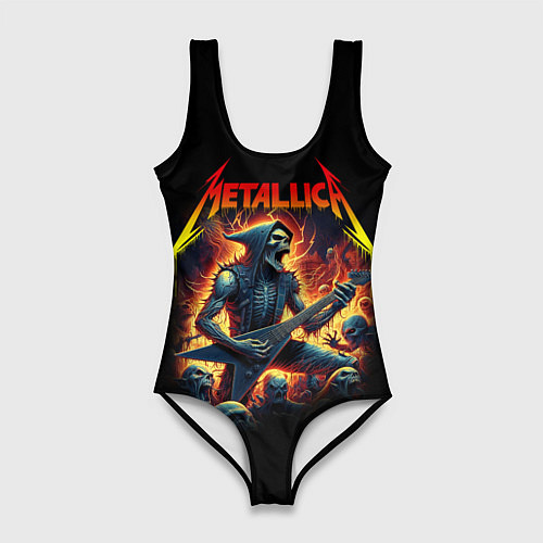 Женский купальник-боди Metallica - James Alan Hatfield / 3D-принт – фото 1