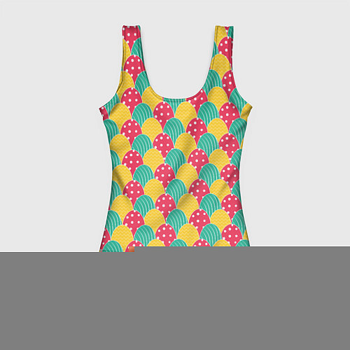 Женский купальник-боди Крашенные яйца / 3D-принт – фото 1