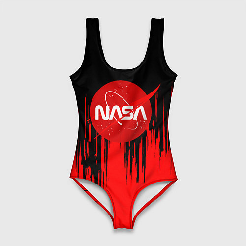 Женский купальник-боди Nasa краски текстура / 3D-принт – фото 1