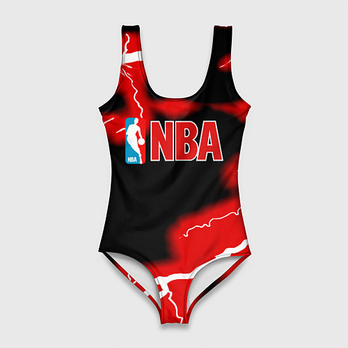 Женский купальник-боди NBA шторм / 3D-принт – фото 1