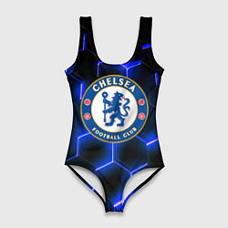 Женский купальник-боди Челси броня текстура