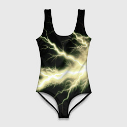 Женский купальник-боди Lightning yellow