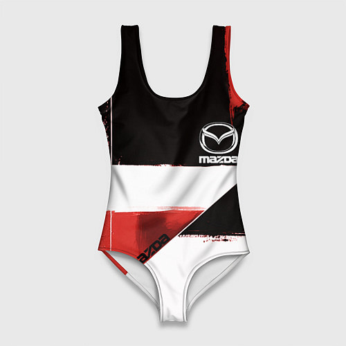 Женский купальник-боди Mazda логотип / 3D-принт – фото 1