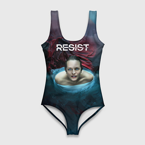 Женский купальник-боди Рассказ служанки - Джун / 3D-принт – фото 1